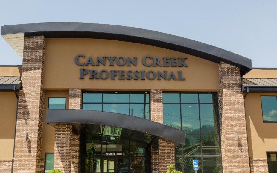 The Canyon Creek Professional building, which houses the Orem office
